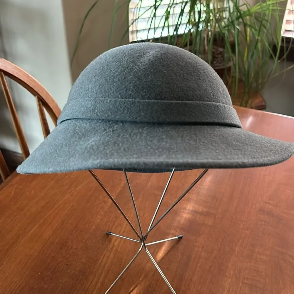 Vintage Makins New York Gray Wool Hat